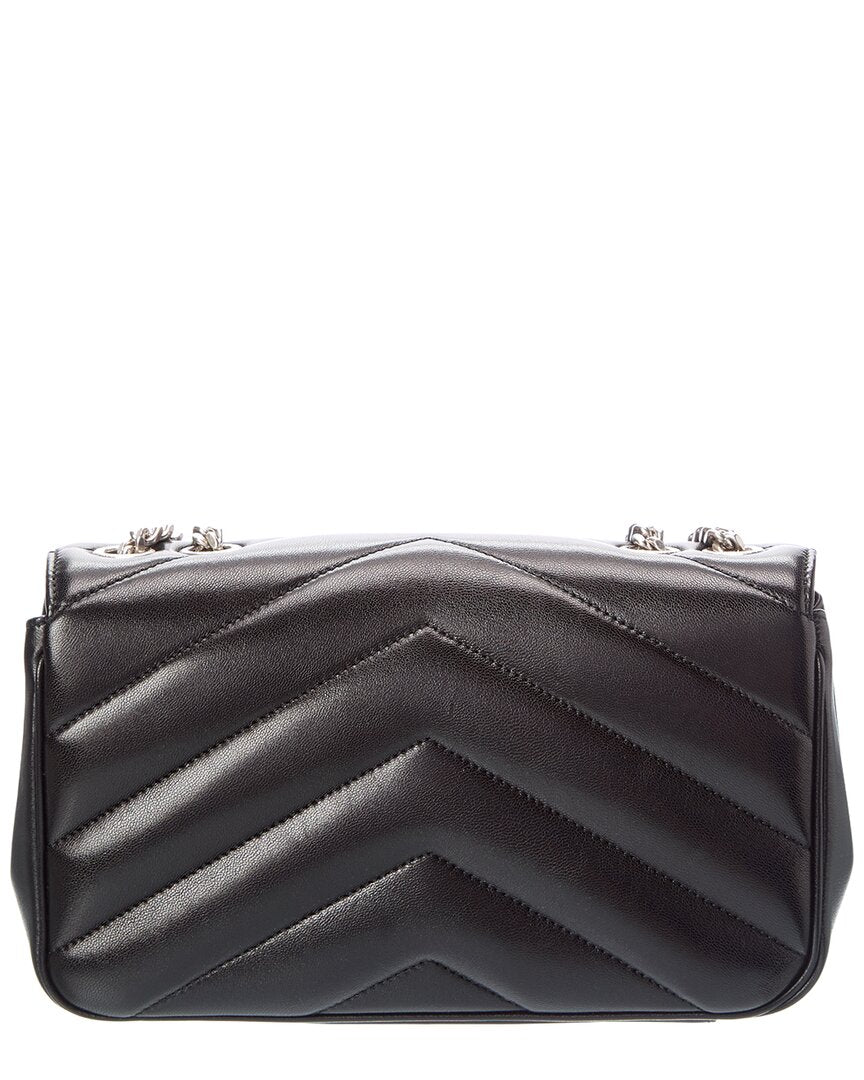 Saint Laurent Saint Laurent Loulou Small Leather Shoulder Bag