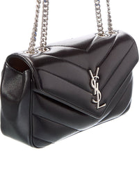 Saint Laurent Saint Laurent Loulou Small Leather Shoulder Bag