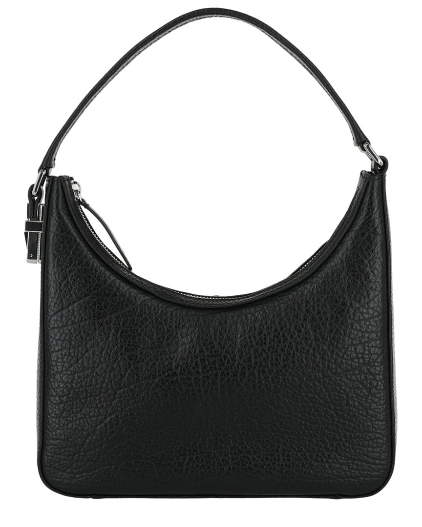 By Far Rhea Large Grain Leather Shoulder Bag