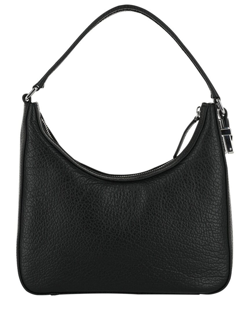 By Far Rhea Large Grain Leather Shoulder Bag