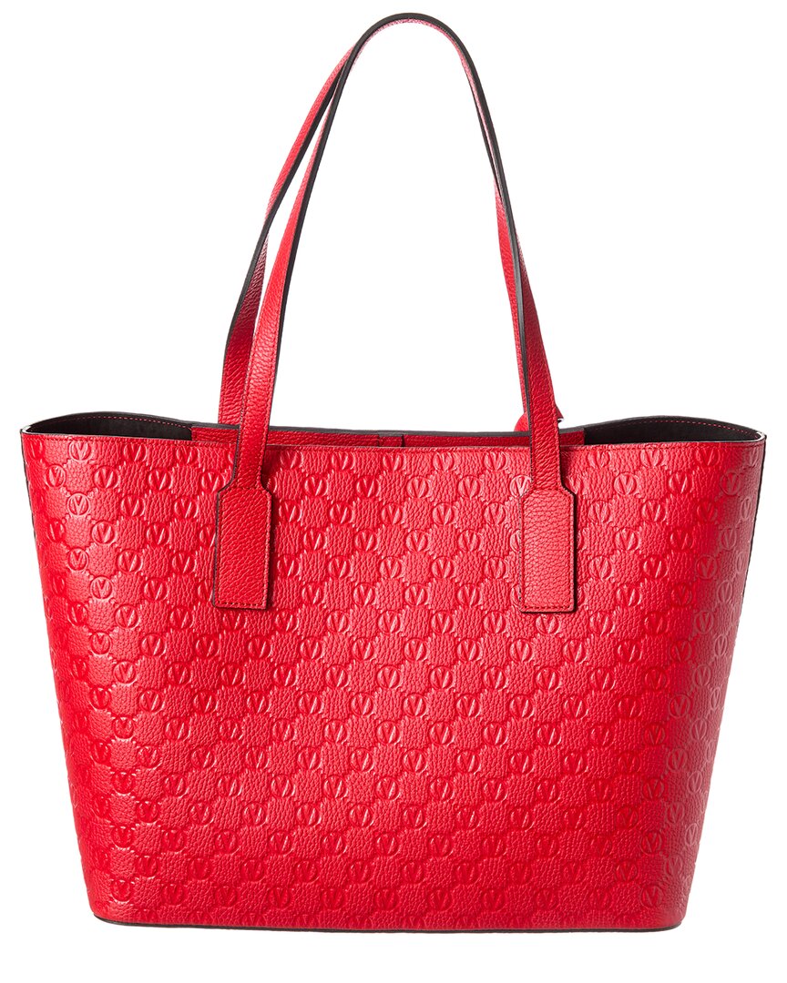 Valentino By Mario Valentino Soho Medallion Leather Tote