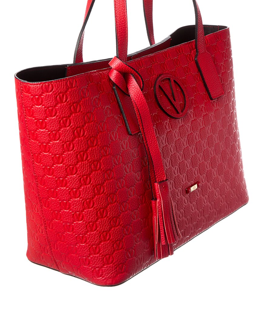 Valentino By Mario Valentino Soho Medallion Leather Tote