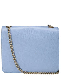 Gucci Gucci Blue Leather Interlocking Crossbody Small (Authentic Pre-Loved)
