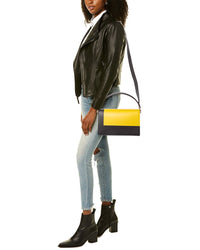 Valextra Swing Medium Leather Shoulder Bag