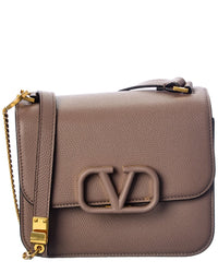 Valentino Vsling Small Grainy Leather Shoulder Bag