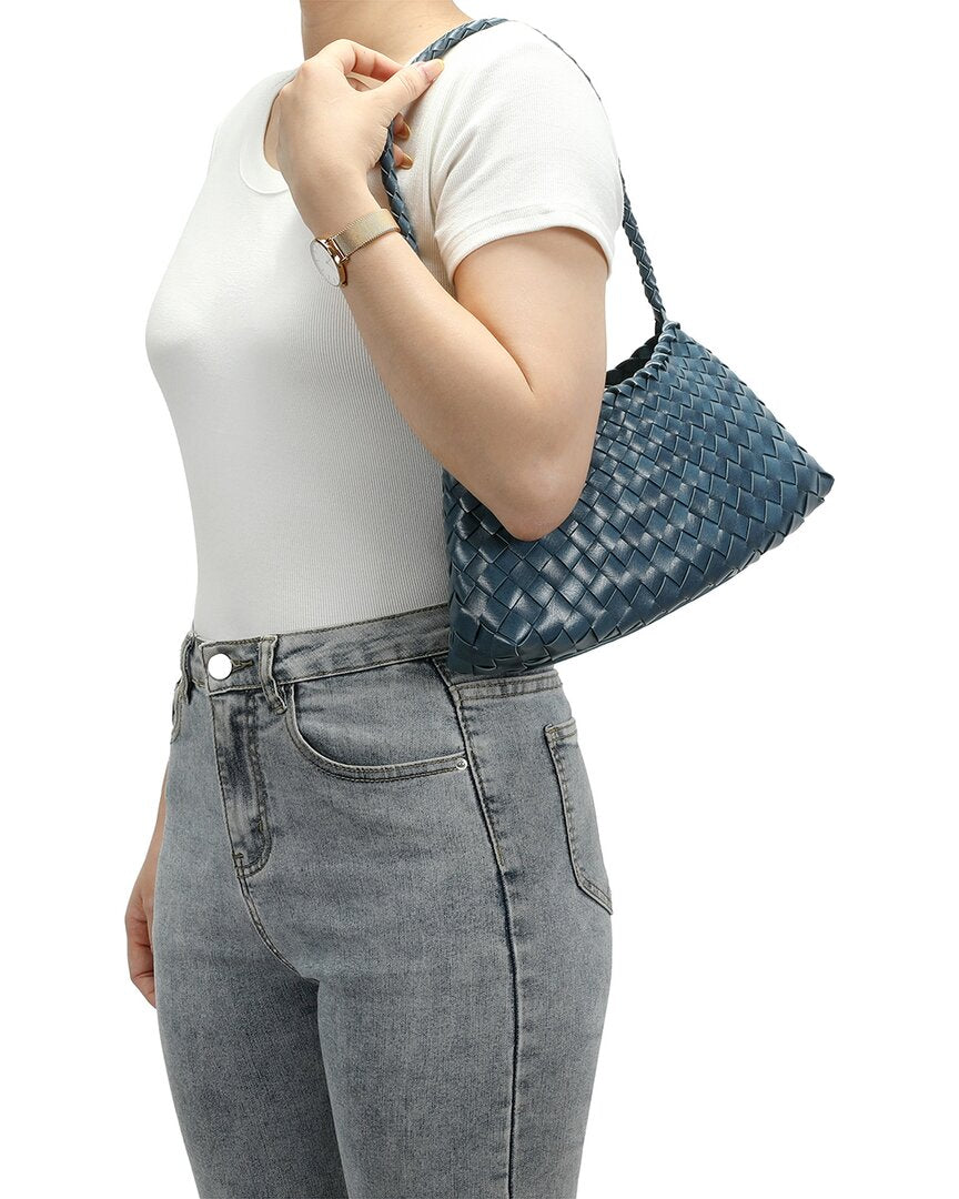 Tiffany & Fred Paris Tiffany & Fred Paris Hand-Woven Leather Shoulder Bag