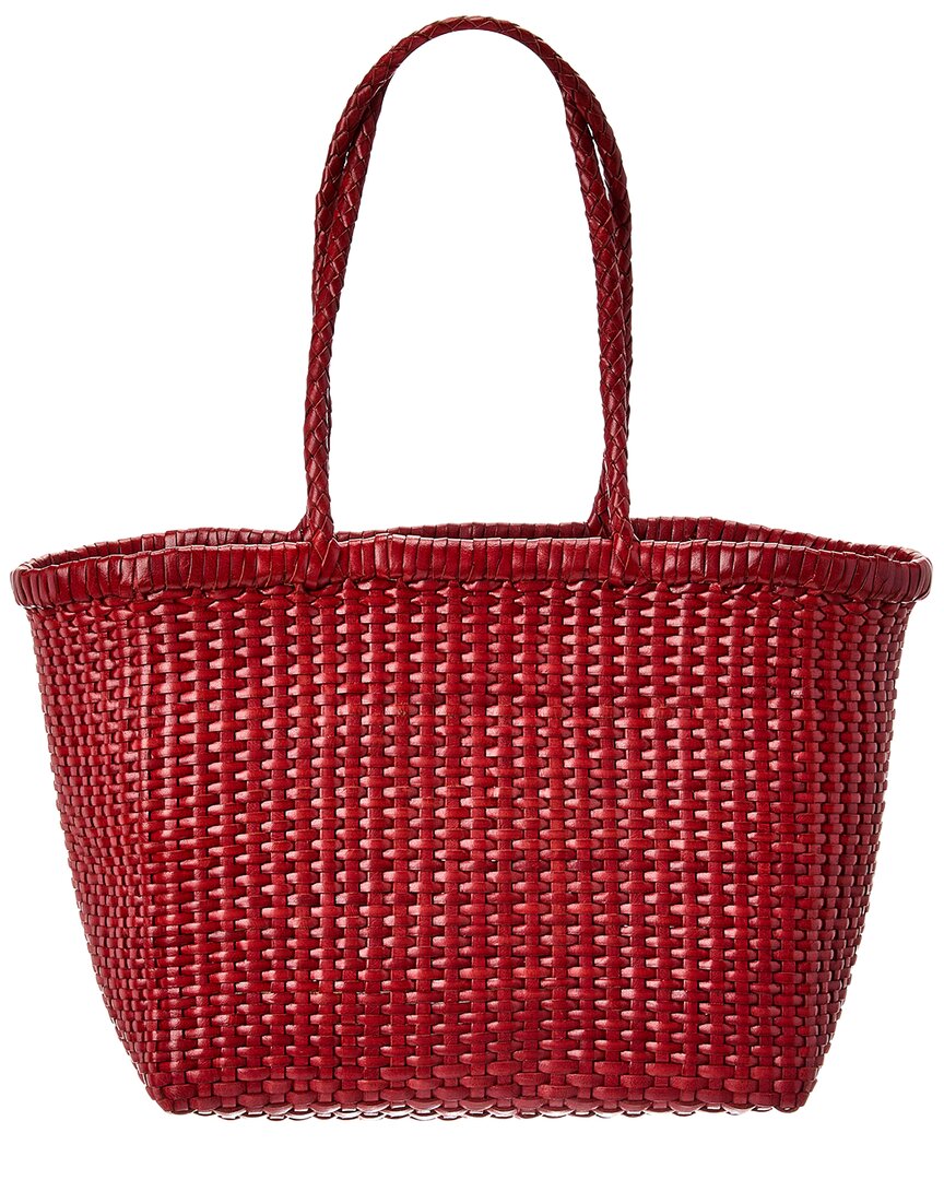 Dragon Diffusion B Weave Small Leather Shoulder Bag