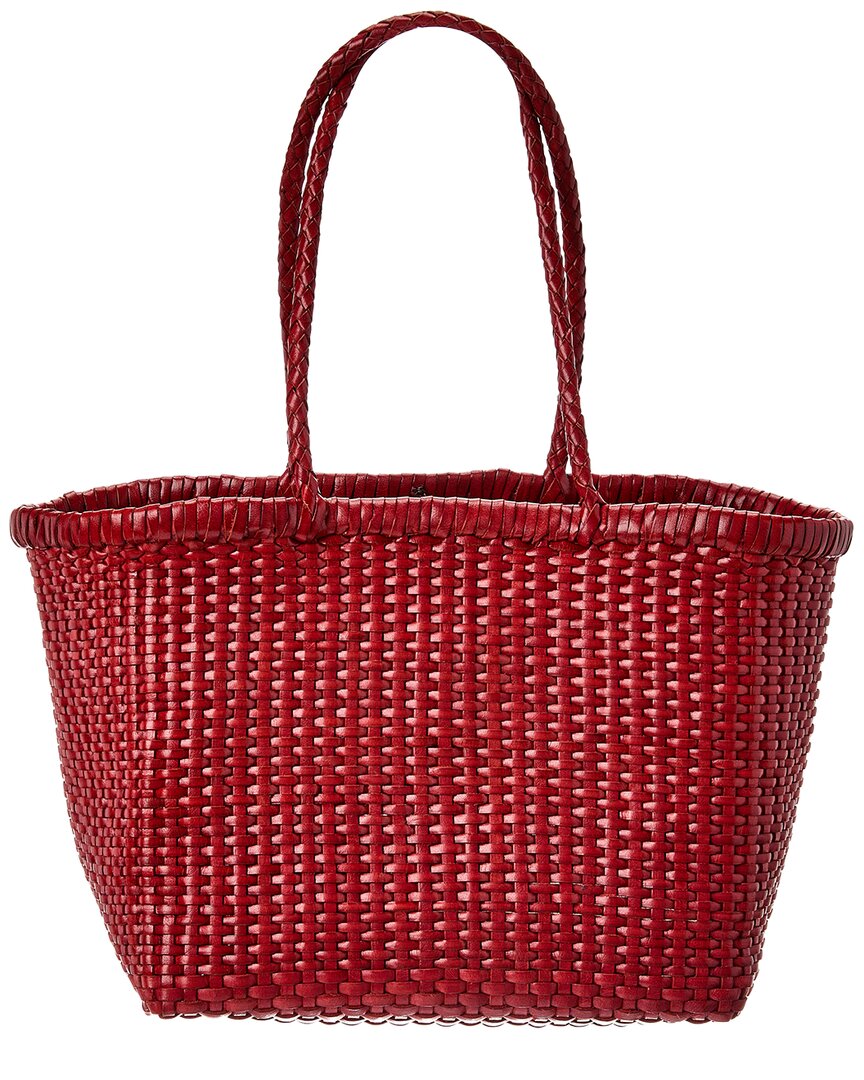 Dragon Diffusion B Weave Small Leather Shoulder Bag