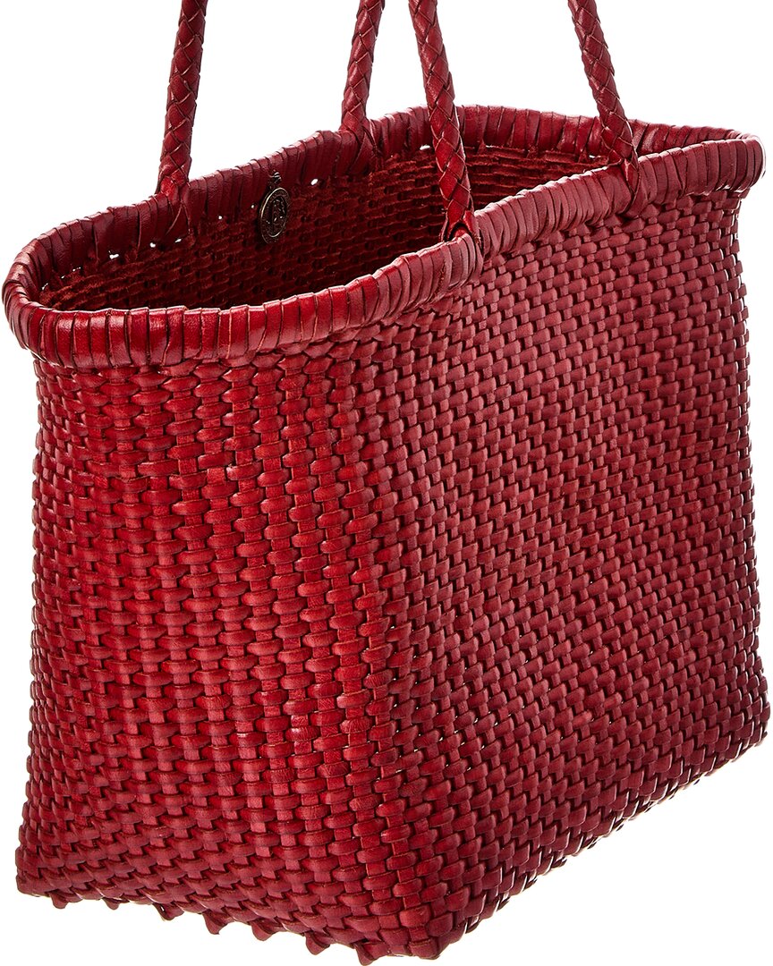 Dragon Diffusion B Weave Small Leather Shoulder Bag