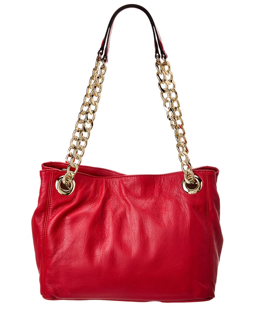 Valentino By Mario Valentino Luisa Diamond Leather Shoulder Bag