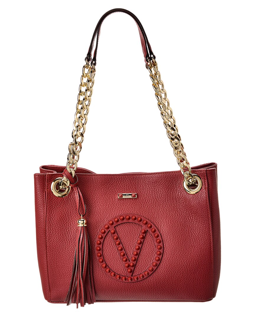 Valentino By Mario Valentino Luisa Rock Leather Shoulder Bag