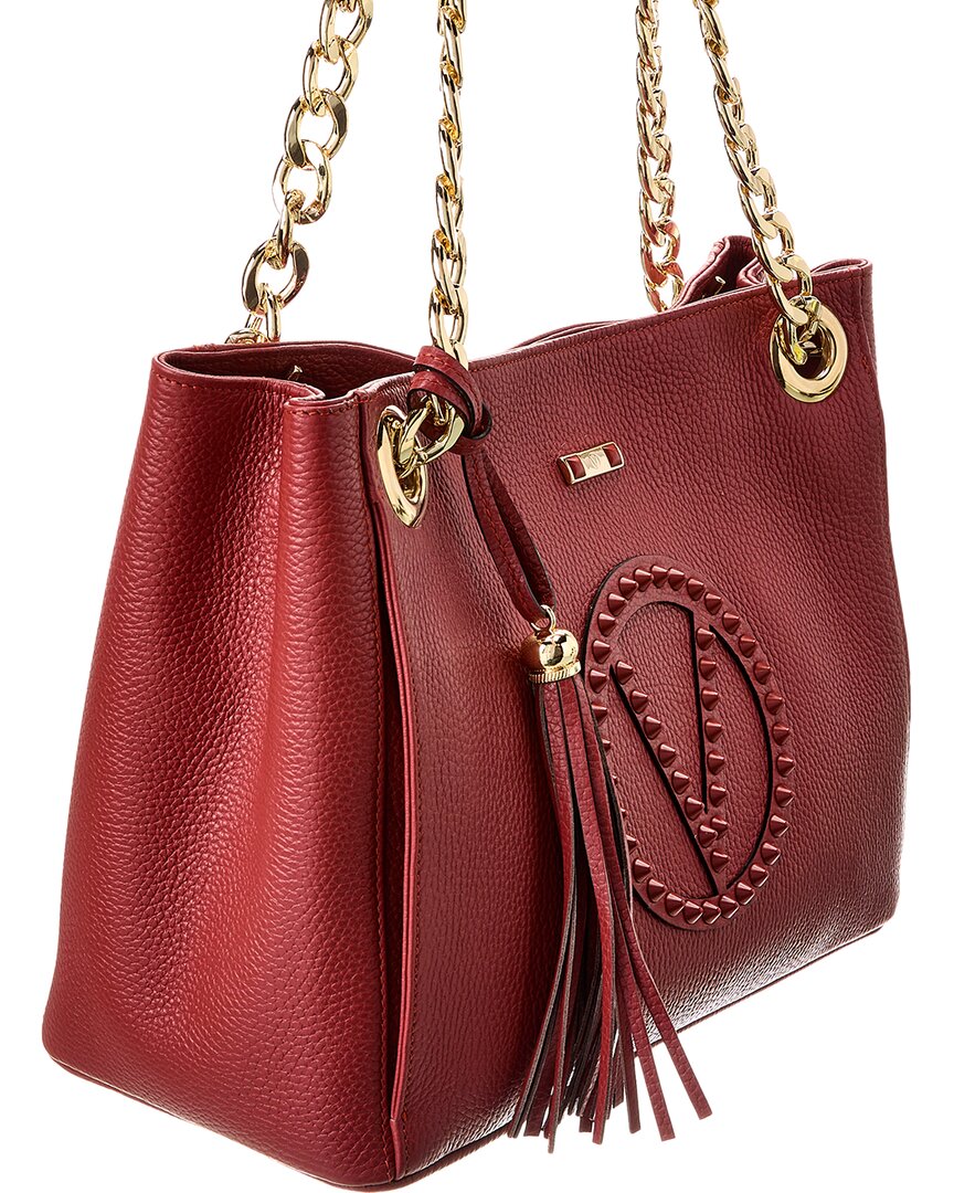Valentino By Mario Valentino Luisa Rock Leather Shoulder Bag
