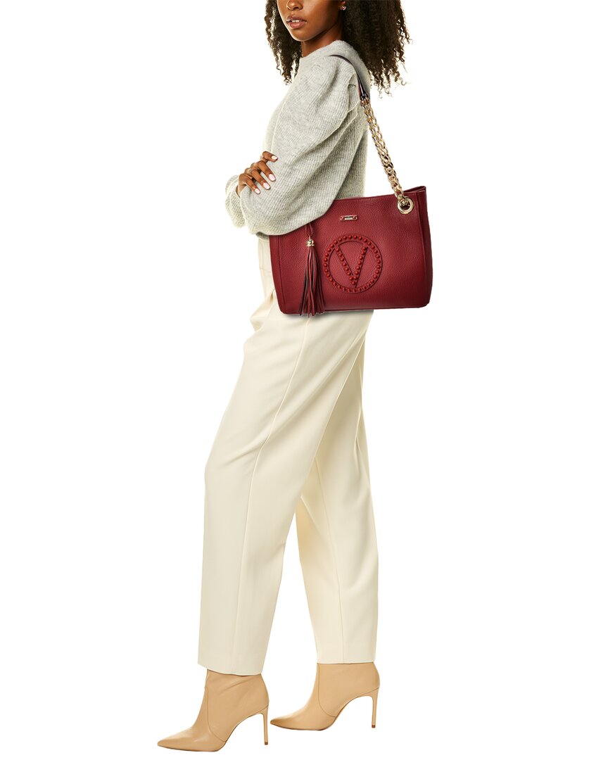 Valentino By Mario Valentino Luisa Rock Leather Shoulder Bag