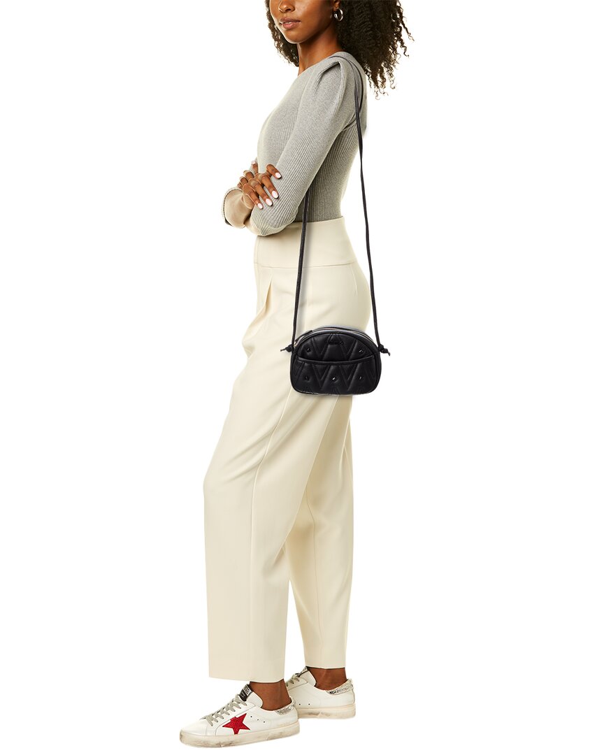 Valentino By Mario Valentino Moony Diamond Leather Crossbody