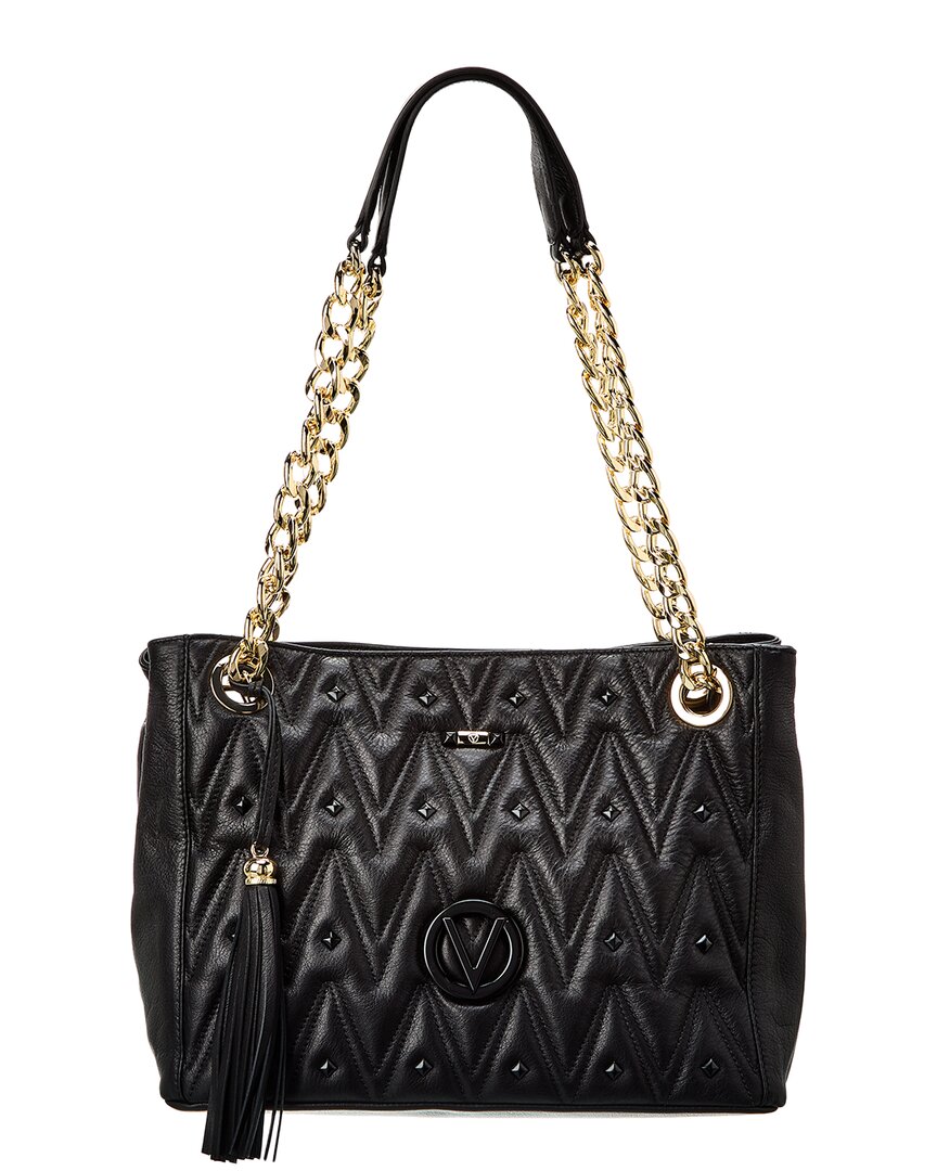 Valentino By Mario Valentino Luisa Diamond Leather Shoulder Bag