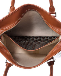 Goyard Goyard Brown Coated Canvas Bourgogne Shoulder Bag (Authentic Pre-Loved)