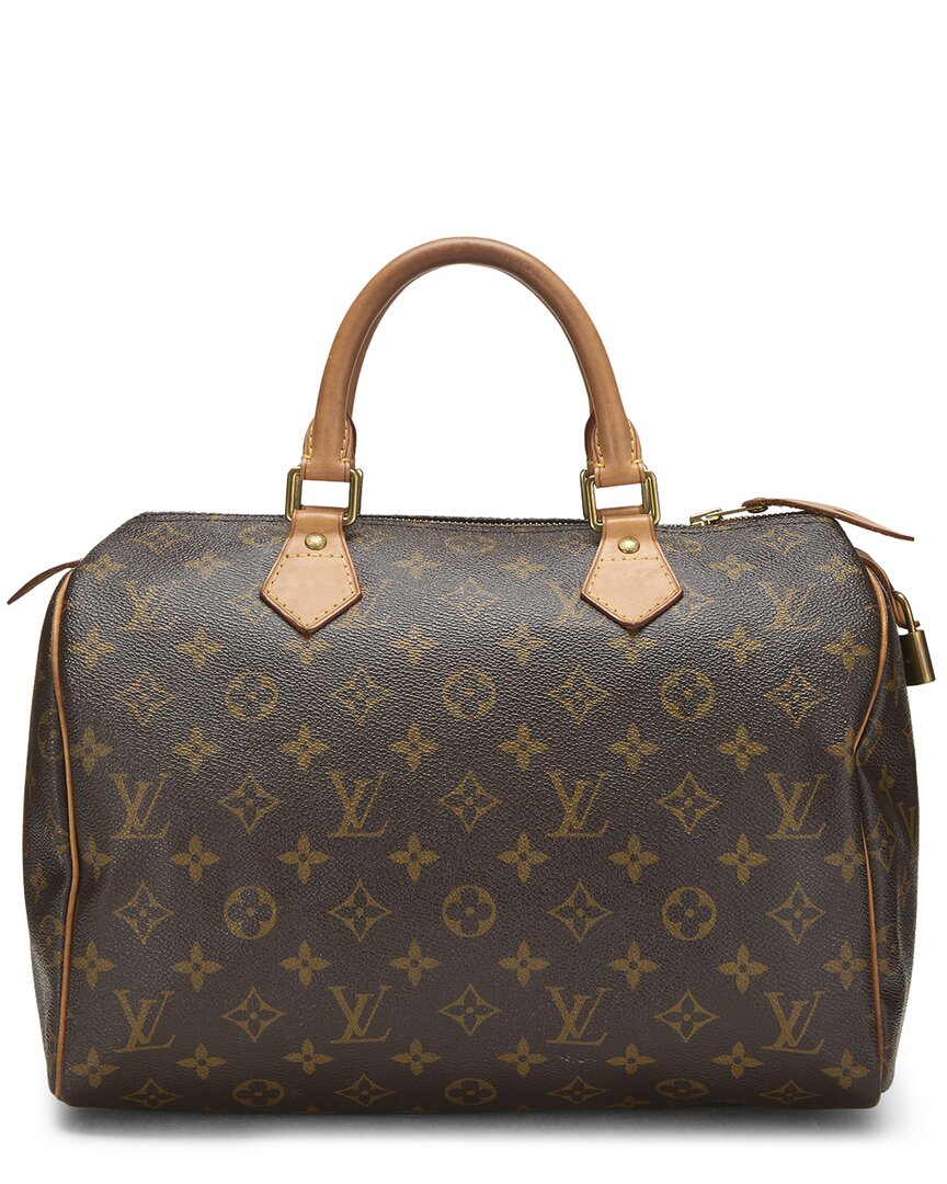 Louis Vuitton Louis Vuitton Brown Monogram Coated Canvas Speedy 30 (Authentic Pre-Loved)