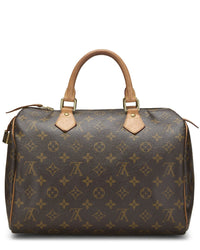 Louis Vuitton Louis Vuitton Brown Monogram Coated Canvas Speedy 30 (Authentic Pre-Loved)