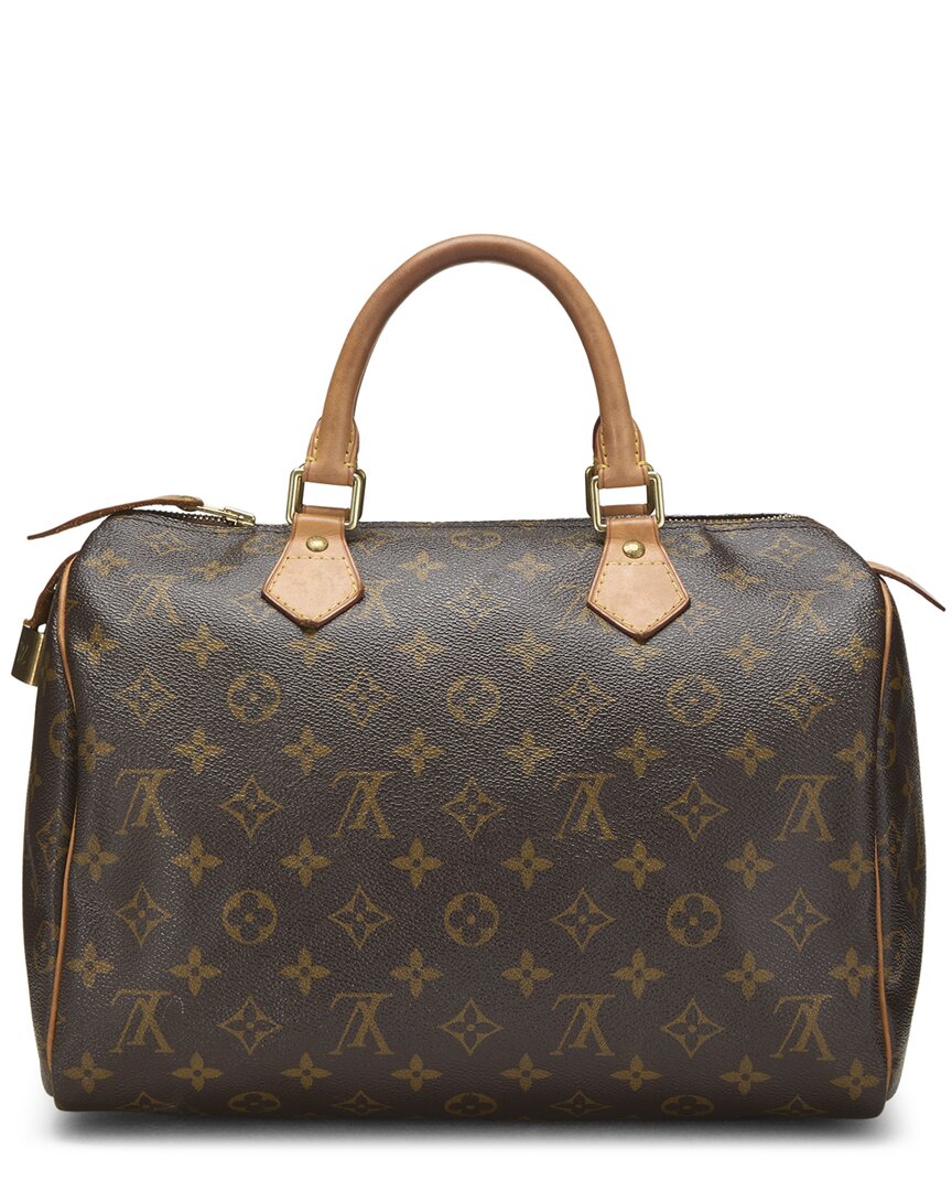 Louis Vuitton Louis Vuitton Brown Monogram Coated Canvas Speedy 30 (Authentic Pre-Loved)