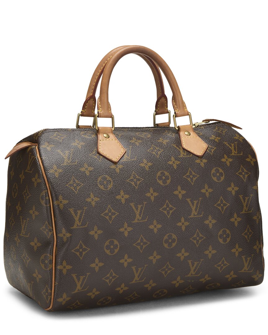 Louis Vuitton Louis Vuitton Brown Monogram Coated Canvas Speedy 30 (Authentic Pre-Loved)