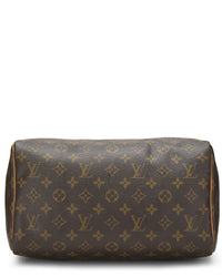 Louis Vuitton Louis Vuitton Brown Monogram Coated Canvas Speedy 30 (Authentic Pre-Loved)