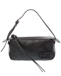FENDI Fendi Simply Fendi Mini Leather Shoulder Bag