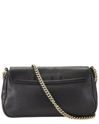 Gucci Gucci Black Leather Soho Chain Flap Crossbody (Authentic Pre-Loved)