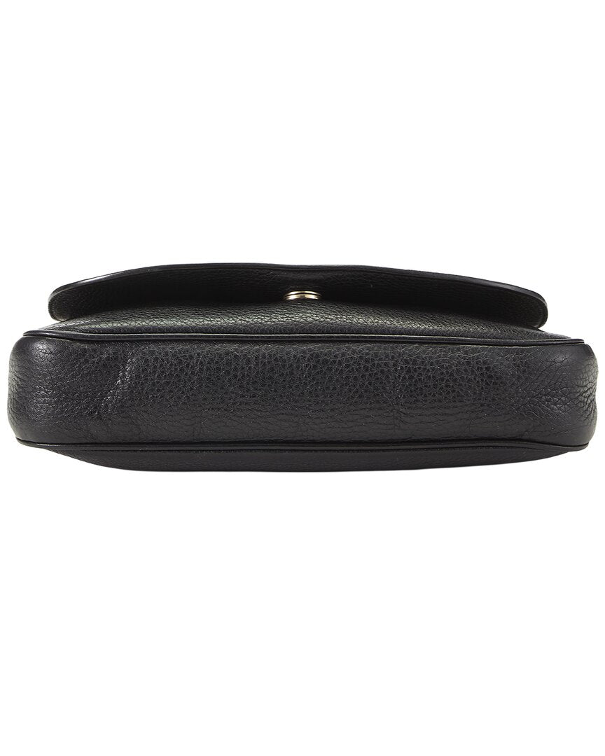 Gucci Gucci Black Leather Soho Chain Flap Crossbody (Authentic Pre-Loved)