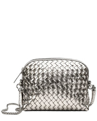 Dragon Diffusion Dragon Diffusion Chunky Fellini Leather & Straw Pochette