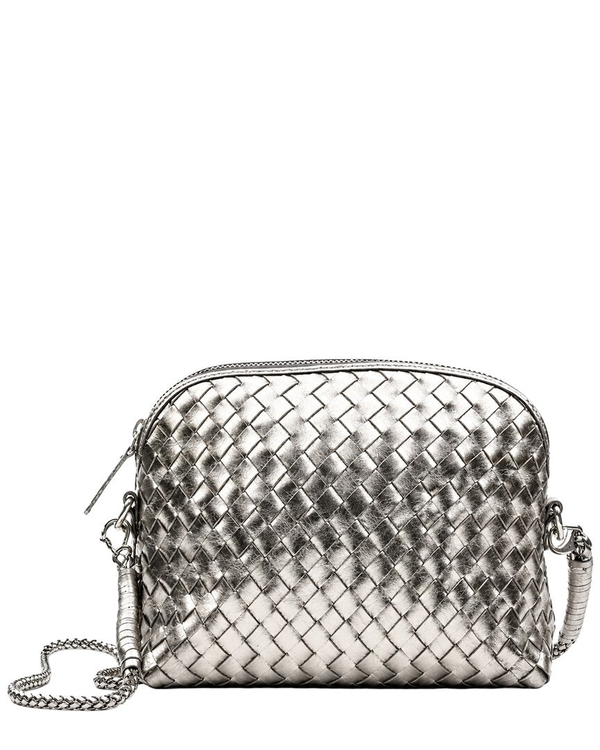 Dragon Diffusion Dragon Diffusion Chunky Fellini Leather & Straw Pochette