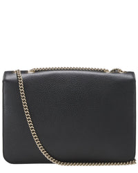 Gucci Gucci Black Leather Interlocking Crossbody Large (Authentic Pre-Loved)