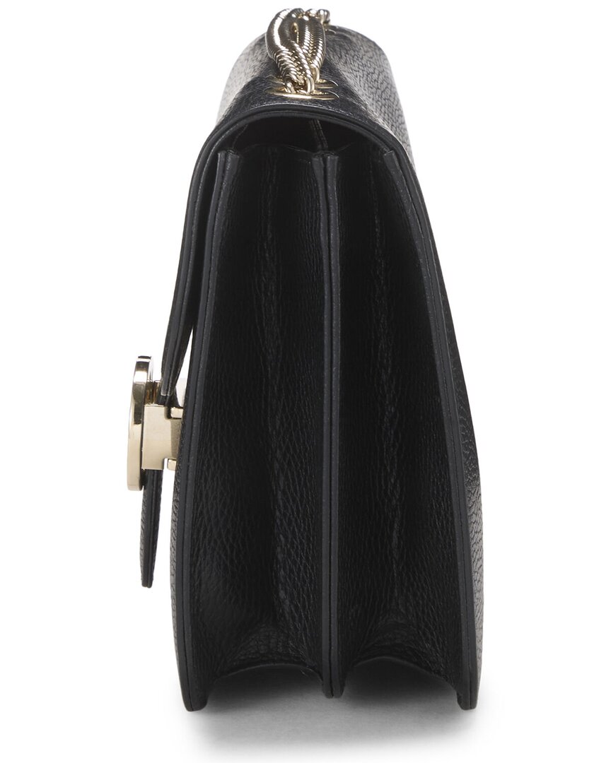 Gucci Gucci Black Leather Interlocking Crossbody Large (Authentic Pre-Loved)