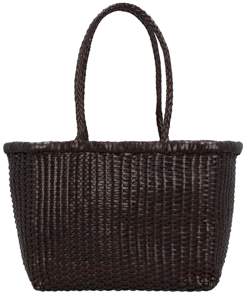 Dragon Diffusion B Weave Small Leather Shoulder Bag