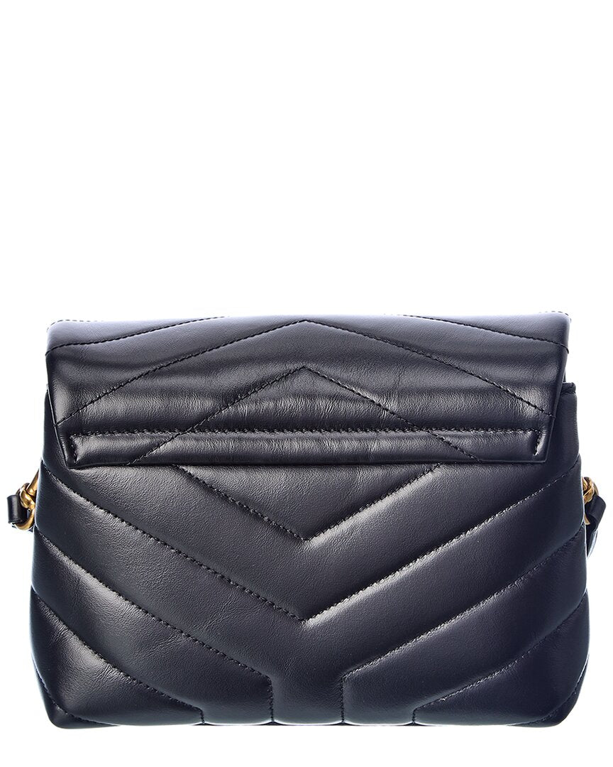 Saint Laurent Loulou Toy Matelasse Leather Shoulder Bag, Os