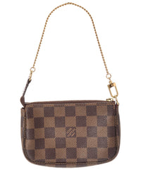 Louis Vuitton Louis Vuitton Brown Damier Ebene Mini Pochette Accessoires (Authentic Pre-Loved)
