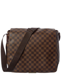 Louis Vuitton Louis Vuitton Brown Damier Ebene Coated Canvas Bastille Messenger (Authentic