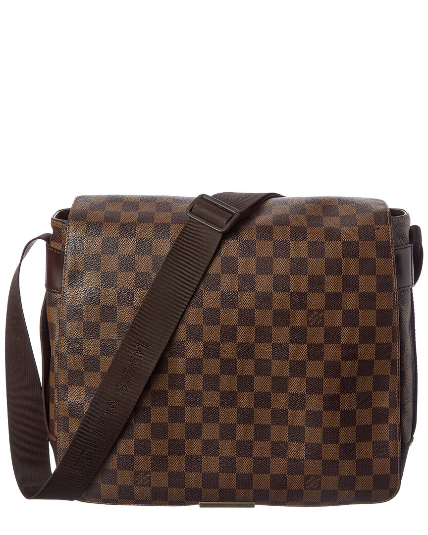 Louis Vuitton Louis Vuitton Brown Damier Ebene Coated Canvas Bastille Messenger (Authentic