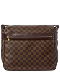 Louis Vuitton Louis Vuitton Brown Damier Ebene Coated Canvas Bastille Messenger (Authentic