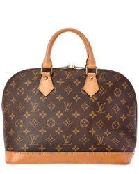 Louis Vuitton Louis Vuitton Brown Monogram Coated Canvas Alma (Authentic Pre-Loved)