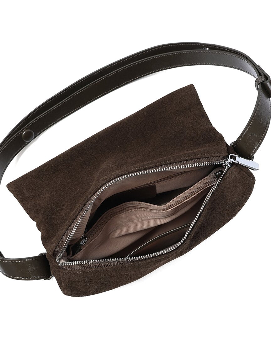 Tiffany & Fred Paris Hand-Woven Leather Crossbody