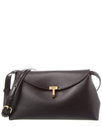 Toteme T-Lock Leather Shoulder Bag