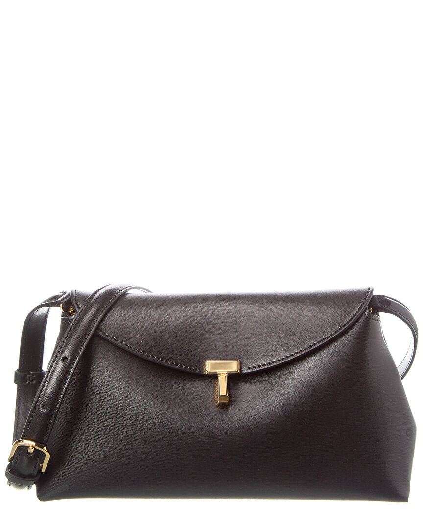 Toteme T-Lock Leather Shoulder Bag