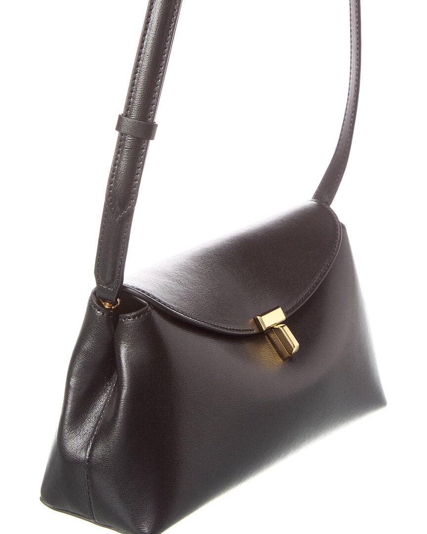 Toteme T-Lock Leather Shoulder Bag