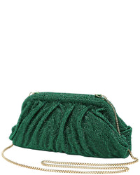 Tiffany & Fred Paris Tiffany & Fred Paris Crystal-Embellished Evening Clutch