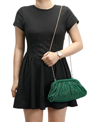 Tiffany & Fred Paris Tiffany & Fred Paris Crystal-Embellished Evening Clutch