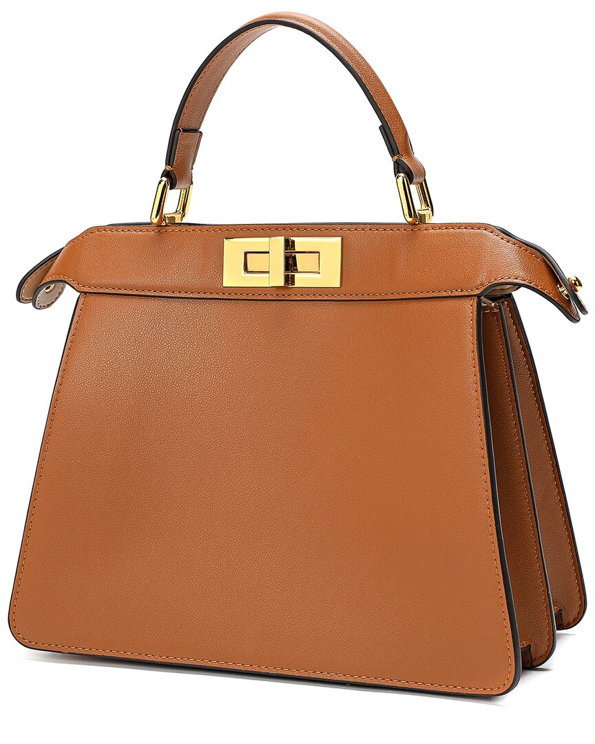 Tiffany & Fred Paris Smooth Nappa Leather Satchel