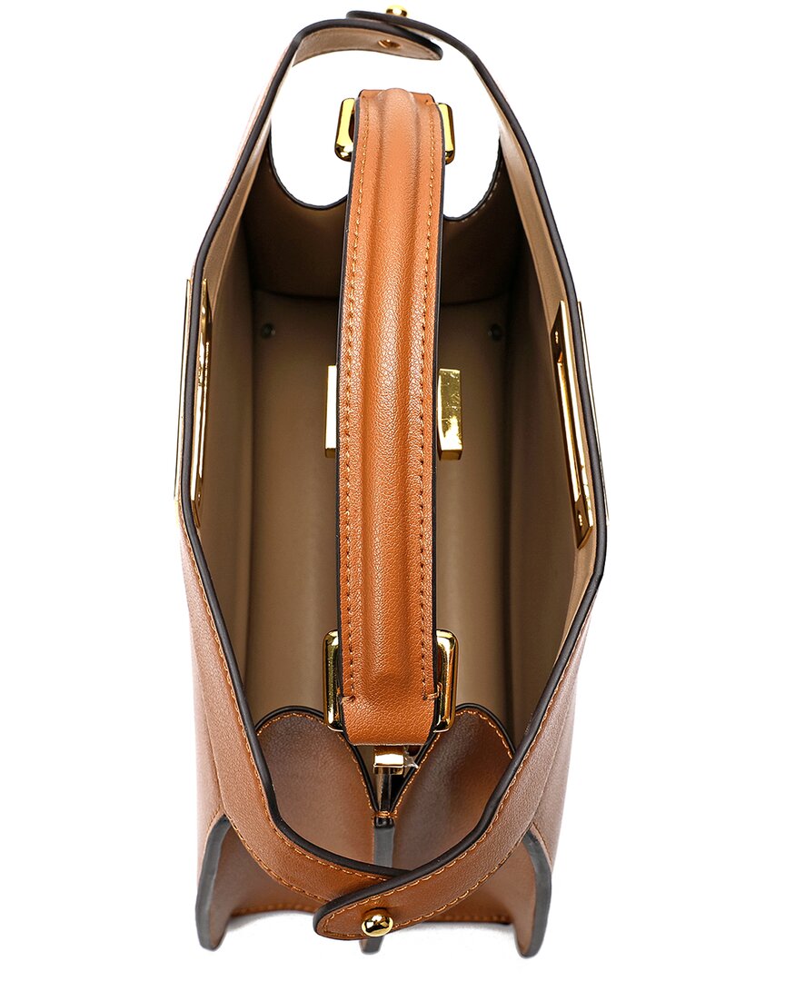 Tiffany & Fred Paris Smooth Nappa Leather Satchel