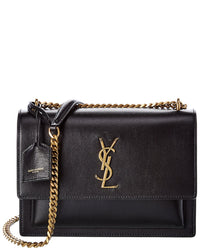 Saint Laurent Sunset Medium Leather Shoulder Bag