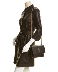 Saint Laurent Sunset Medium Leather Shoulder Bag