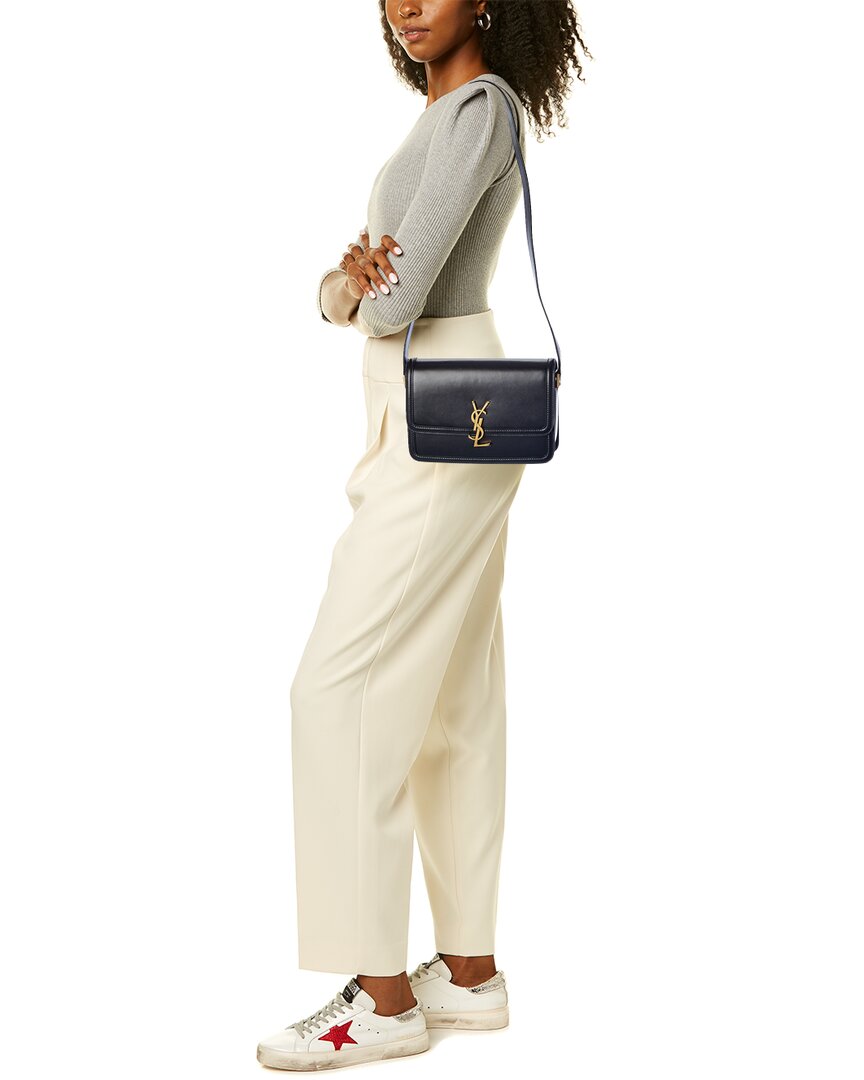 Saint Laurent Solferino Medium Leather Shoulder Bag